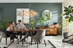 Vas Barfly Grön - Glasvas med Dekorativ Mässing - KARE Design