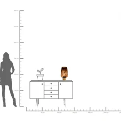 Vas Caramel, 34cm - KARE Design