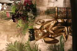 Vas LA - Cylinderformad vas i Glas/Guld, 32cm - KARE Design