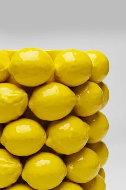 Vas Lemon Juice - Citroner, Gul, 43cm - KARE Design