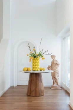 Vas Lemon Juice - Citroner, Gul, 43cm - KARE Design