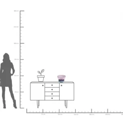Vas Marvelous Duo Röd Blå 21cm - KARE Design