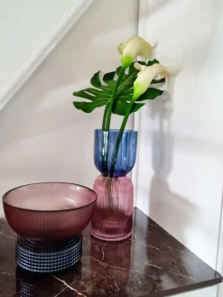 Vas Marvelous Duo Röd Blå 21cm - KARE Design