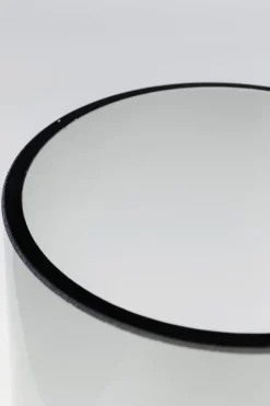 Vas Noble Ring - Hög Glasvas på Fot Tonad Grå/Mässing, 40cm - KARE Design