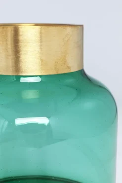 Vas Positano - Grönt Glas, 28cm - KARE Design