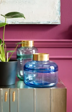 Vas Positano - Grönt Glas, 28cm - KARE Design