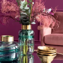 Vas Positano - Grönt Glas, 28cm - KARE Design