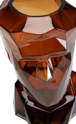 Vas Prisma Face - Brun, 30cm - KARE Design
