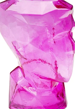 Vas Prisma Face - Rosa, 30cm - KARE Design