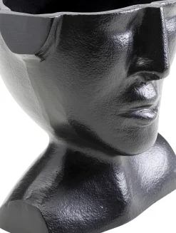 Vas Rostro - Svart, 17cm - KARE Design