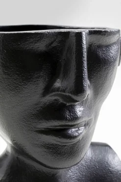 Vas Rostro - Svart, 17cm - KARE Design
