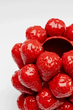 Vas Strawberries - Röd, 24cm - KARE Design