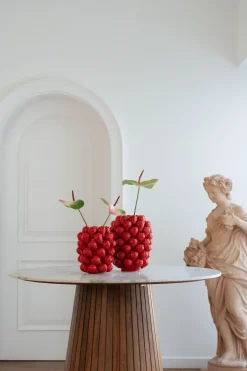Vas Strawberries - Röd, 24cm - KARE Design