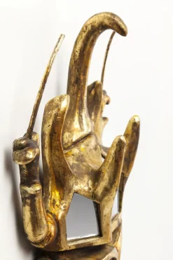 Väggdekor Beetle Mirror - Skulptur Guld/Spegelglas, 39cm - KARE Design