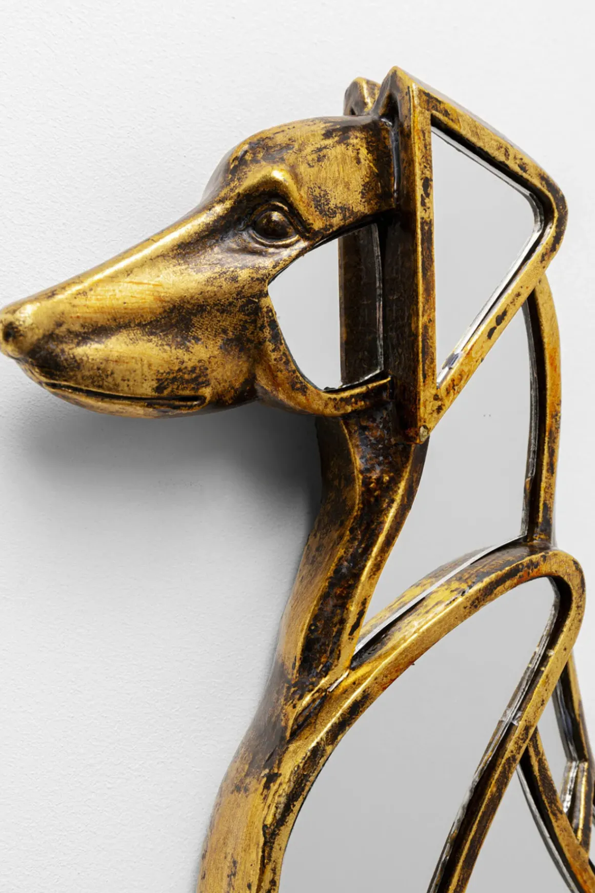 Väggdekor Dog - Spegel Hund, 38cm - KARE Design