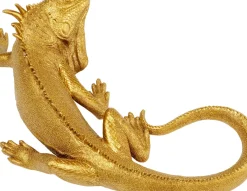 Väggdekor Lizard - Guld, 40cm - KARE Design