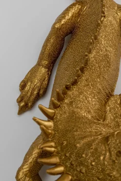 Väggdekor Lizard - Guld, 45cm - KARE Design