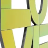 Väggdekor Love Letters - Spegelglas, 90x90cm - KARE Design