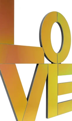 Väggdekor Love Letters - Spegelglas, 90x90cm - KARE Design