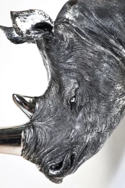 Väggdekor Rhino - Noshörning, Trofé Antik, 53cm - KARE Design