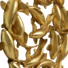 Väggdekor School of Koi - Guld Ø102cm - KARE Design