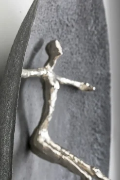 Väggdekor Umano - Silver, Ø60cm - KARE Design