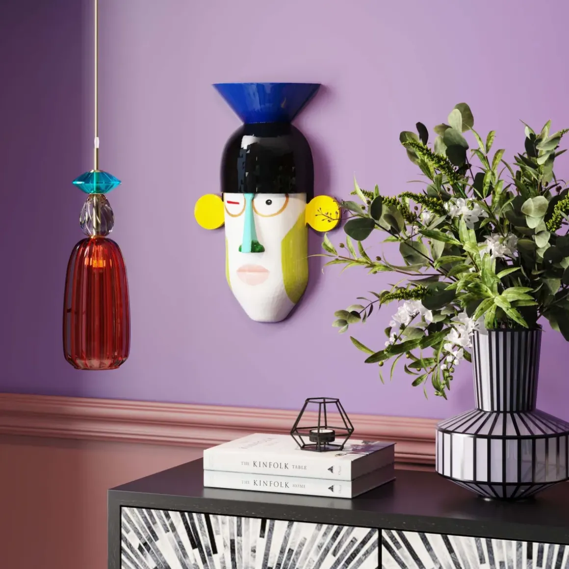 Väggdekor Wink, 48cm - KARE Design