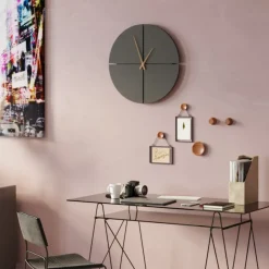 Väggklocka Andrea - Svart, Ø60cm - KARE Design