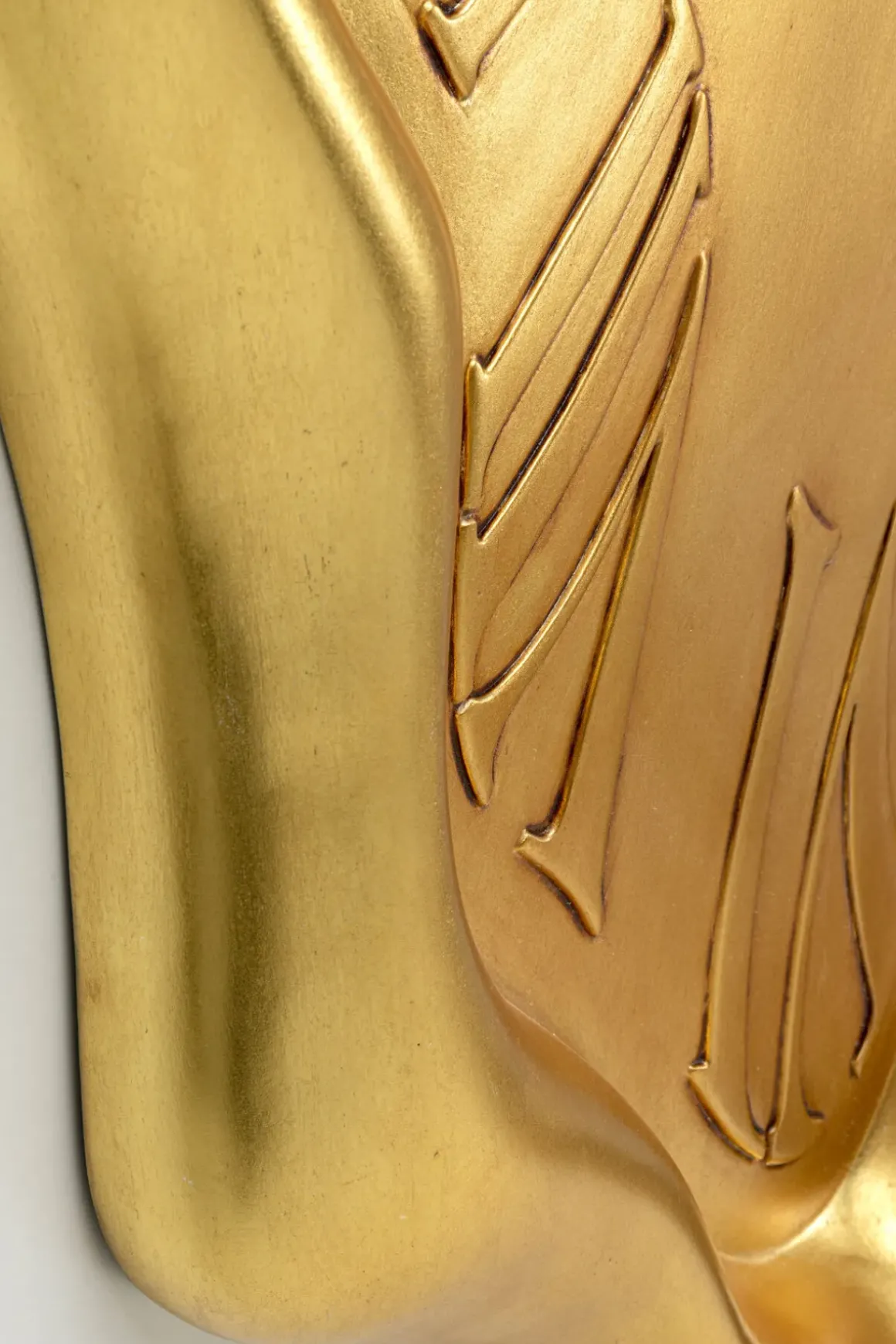 Väggklocka Big Drop - Guld 92x127cm - KARE Design