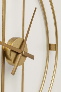 Väggklocka Clip Gold, Ø60cm - KARE Design