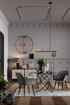 Väggklocka Clip Gold XL, Ø107cm - KARE Design