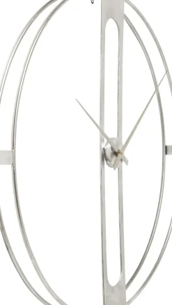 Väggklocka Clip Silver, Ø60cm - KARE Design