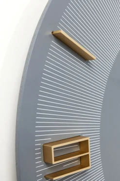 Väggklocka Leonardo Grå/Guld - KARE Design