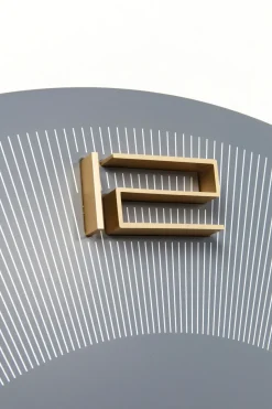 Väggklocka Leonardo Grå/Guld - KARE Design