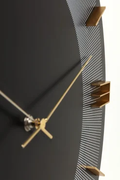 Väggklocka Leonardo Svart, Ø50cm - KARE Design