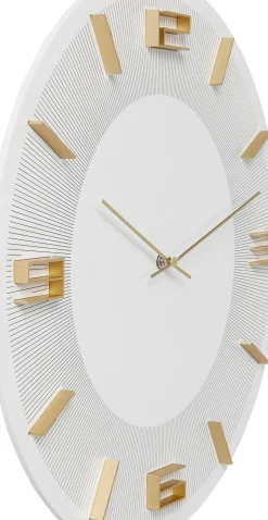 Väggklocka Leonardo Vit, Ø50cm - KARE Design