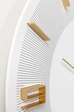 Väggklocka Leonardo Vit, Ø50cm - KARE Design