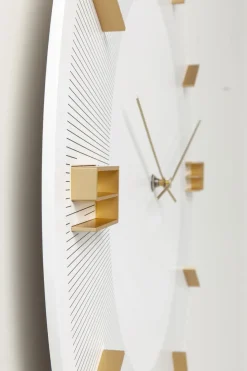 Väggklocka Leonardo Vit, Ø50cm - KARE Design