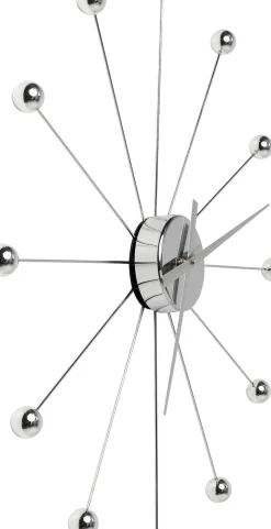 Väggklocka Like Umbrella Balls - Krom, Ø60cm - KARE Design