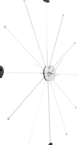 Väggklocka Like Umbrella - Krom, Ø100 - KARE Design