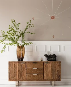 Väggklocka Like Umbrella, Rosegold Ø100 - KARE Design