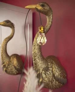 Vägglampa Heron - Guld Häger - KARE Design