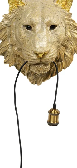 Vägglampa Tiger Head - Guld - KARE Design