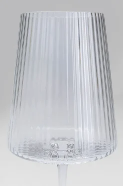 Vinglas Riffle - Räfflat Glas - KARE Design