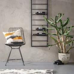 Vinhylla Bistro, Vägghängt Vinställ Svart, 40x120cm - KARE Design