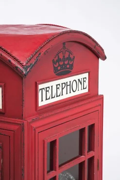 Vitrinskåp London Telephone , 139x49cm - KARE Design